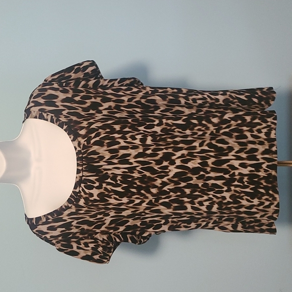 Worthington Tops - HOST PICK!! Leaprod print 3x shirt